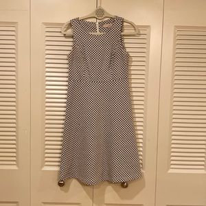 LOFT Black and White Dress
